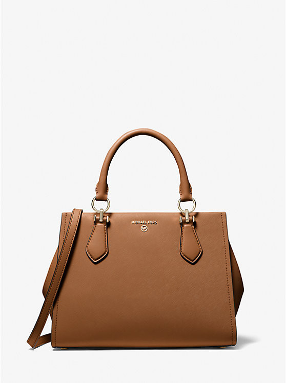 Marilyn Medium Saffiano Leather Satchel | Michael Kors US