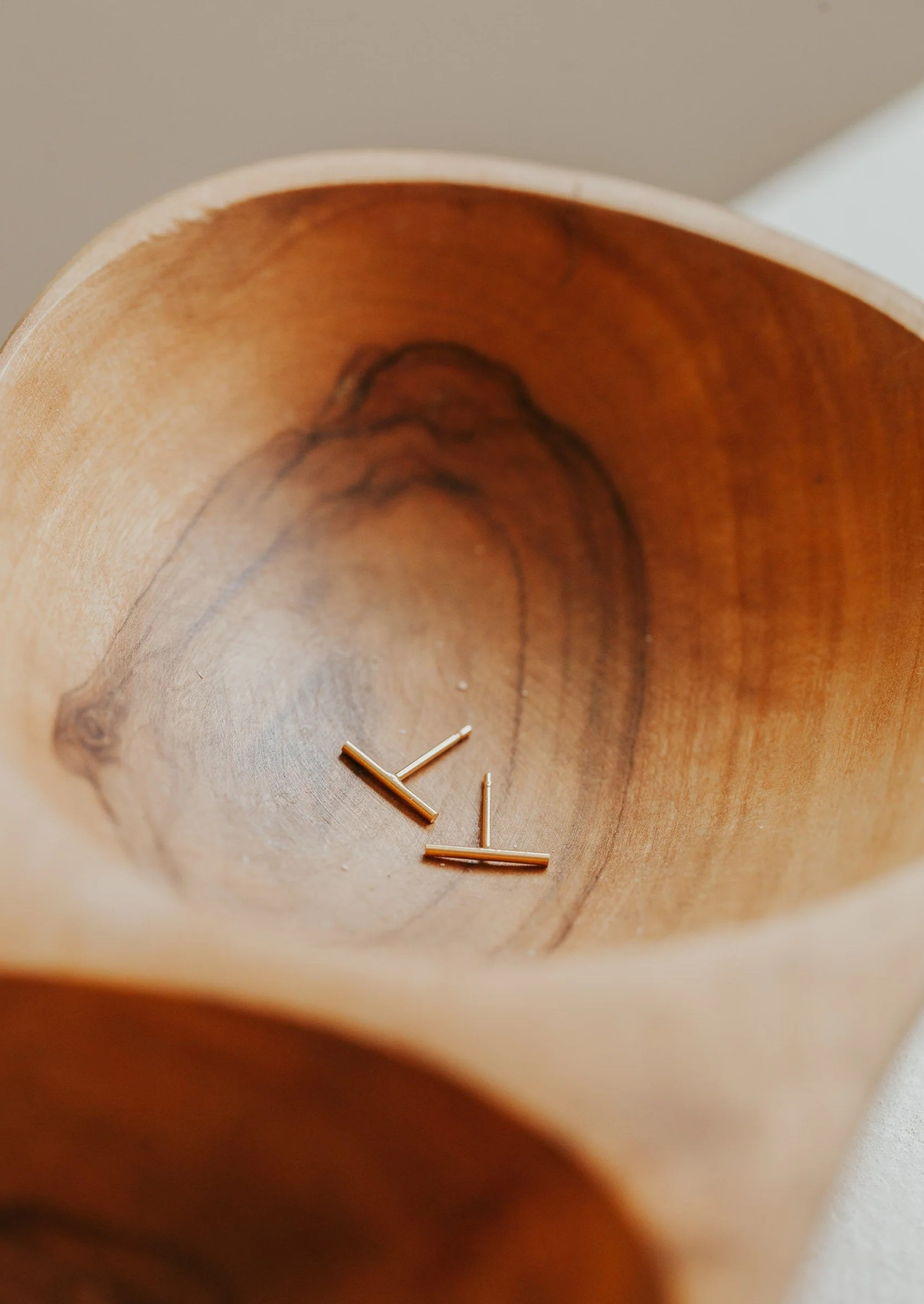 Tiny Bar Studs | Hello Adorn