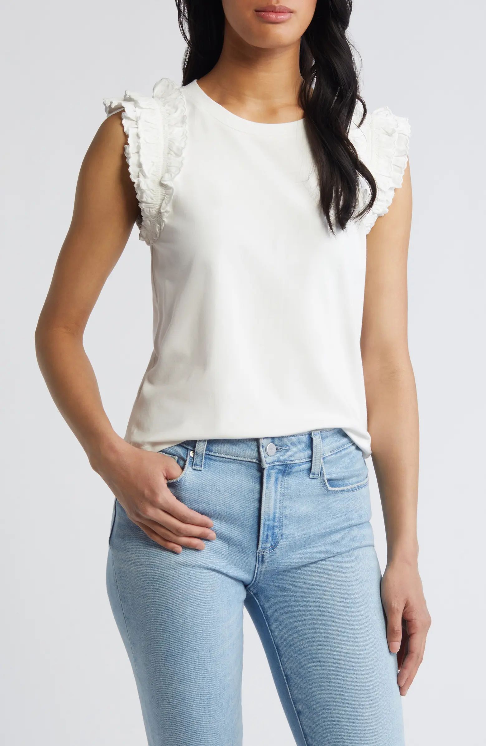 Ruffle Sleeve Top | Nordstrom