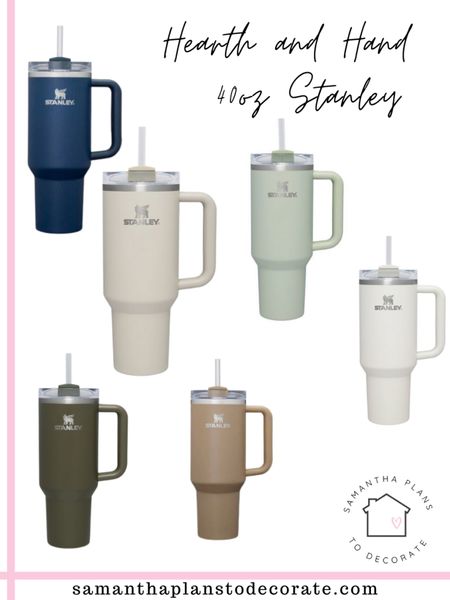 New exclusive Hearth and Hand collection 40 oz Quenchers by Stanley at Target 

All colors still in stock for shipping!



#LTKunder50 #LTKFind