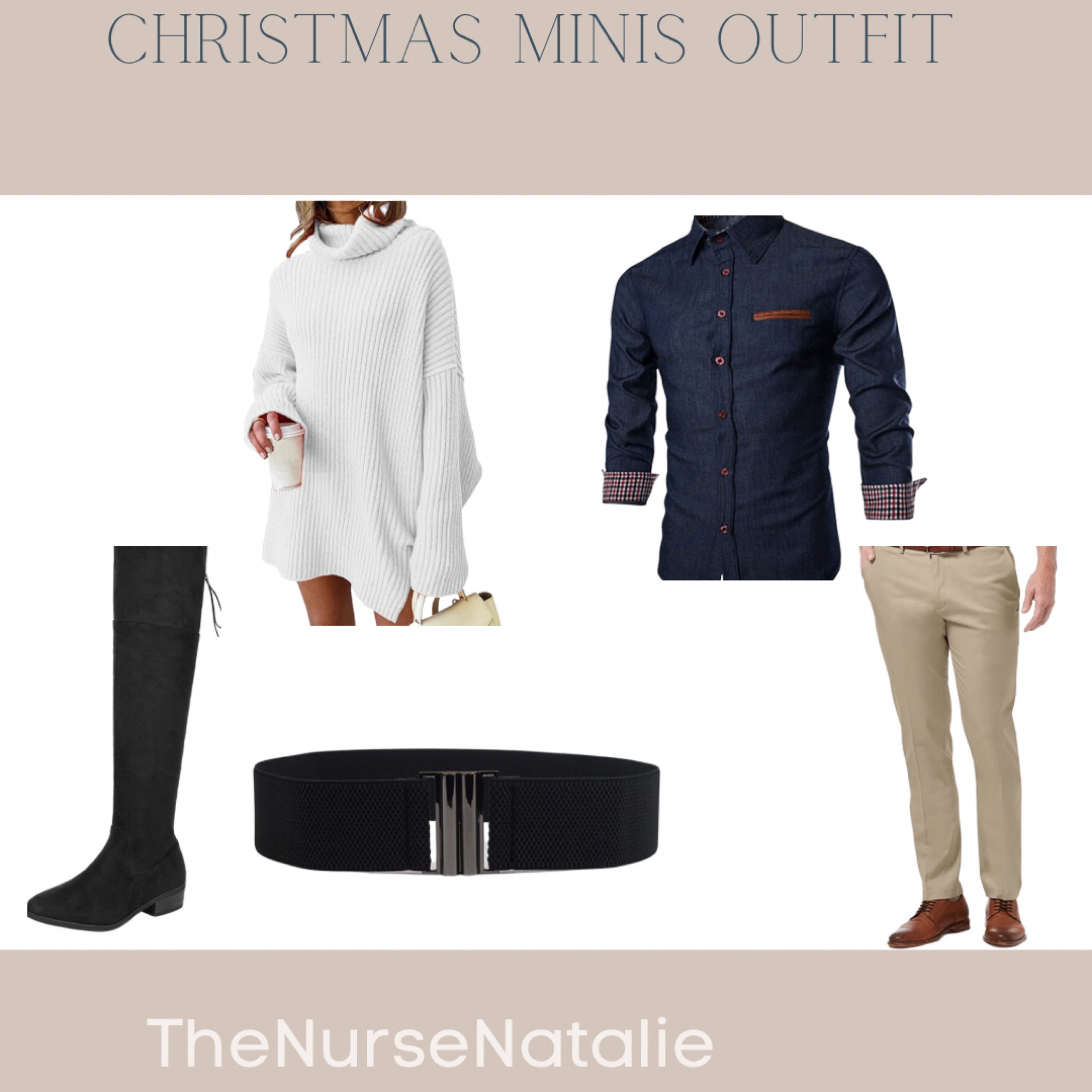 Christmas mini outfit 
#coupleschristmasoutfit #christmasoutfit

#LTKHoliday #LTKstyletip #LTKSeasonal