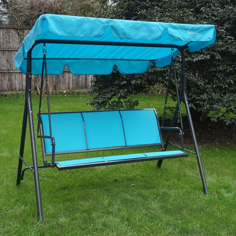 Decatur Porch Swing with Canopy | Wayfair North America