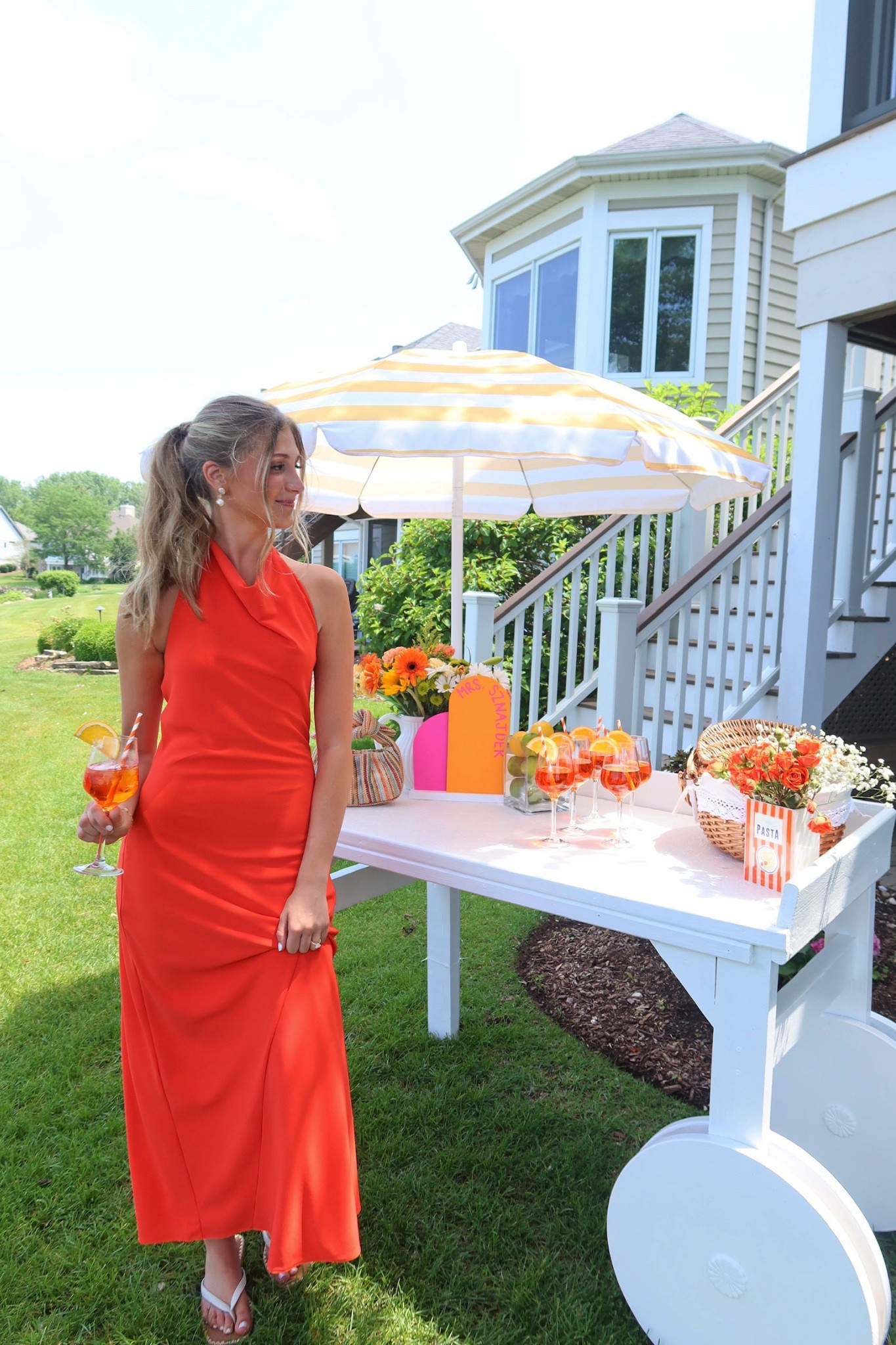 bridal shower ootd! dress is xs

#LTKStyleTip #LTKSummerEdit #LTKWedding