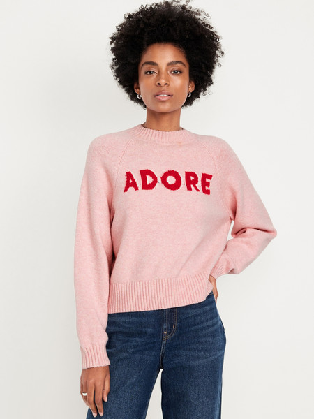 SoSoft Loose Graphic Sweater | Old Navy (US)