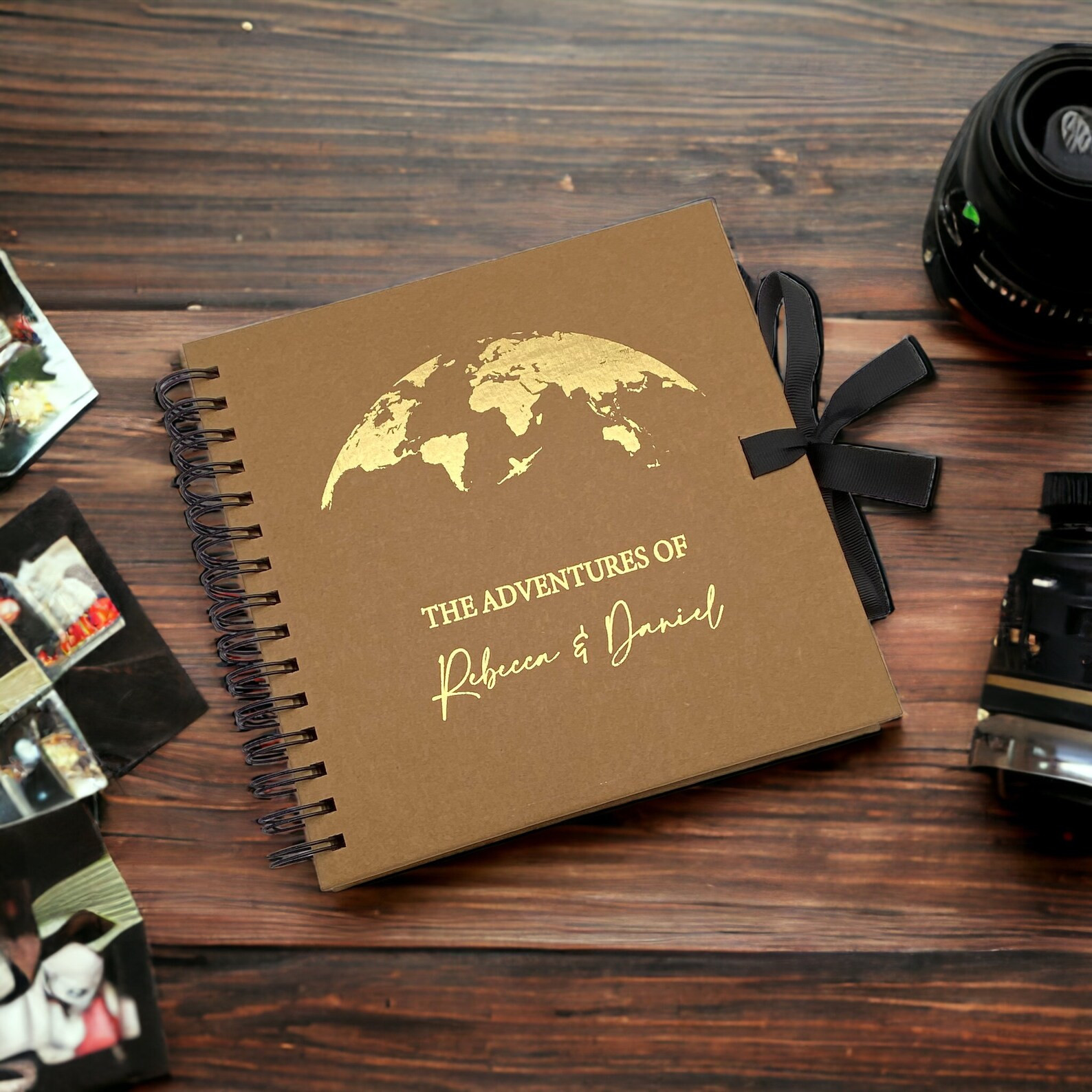 Personalised Brown Adventures Holiday Love Scrapbook Photo Album - Etsy UK | Etsy (US)