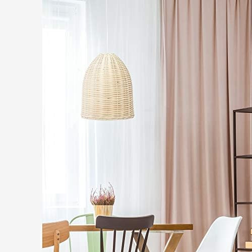Elegant Designs PT1007-NAT Rattan Ceiling Light Pendant, Natural - - Amazon.com | Amazon (US)