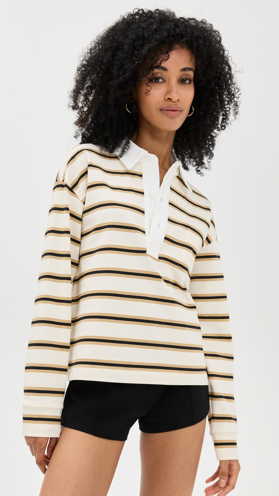 Hayley Variegated Polo | Shopbop