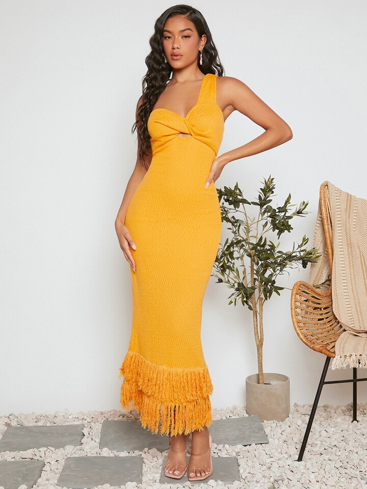 Color: Yellow | SHEIN