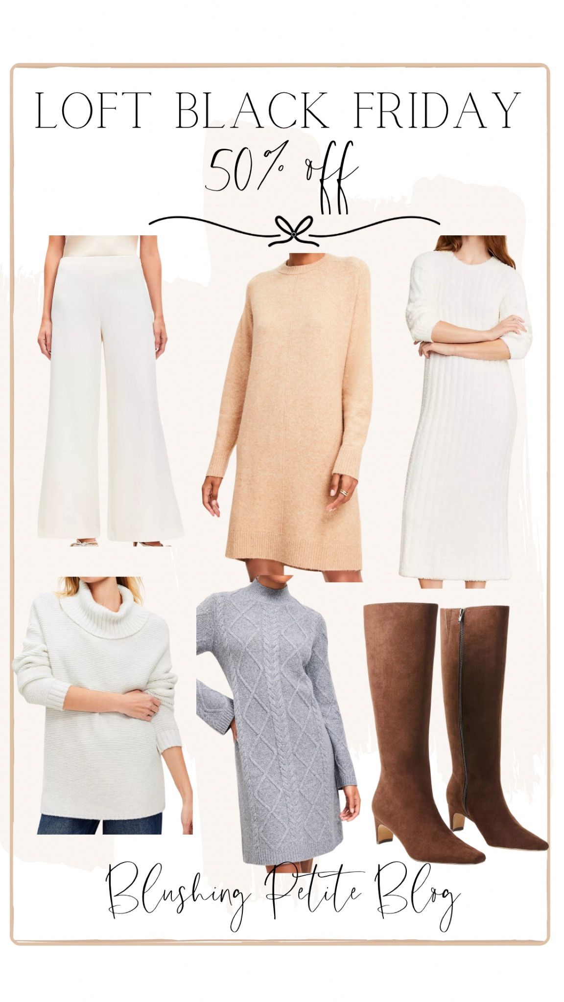 Loft 50% off Black Friday 

#LTKHoliday #LTKSaleAlert #LTKSeasonal
