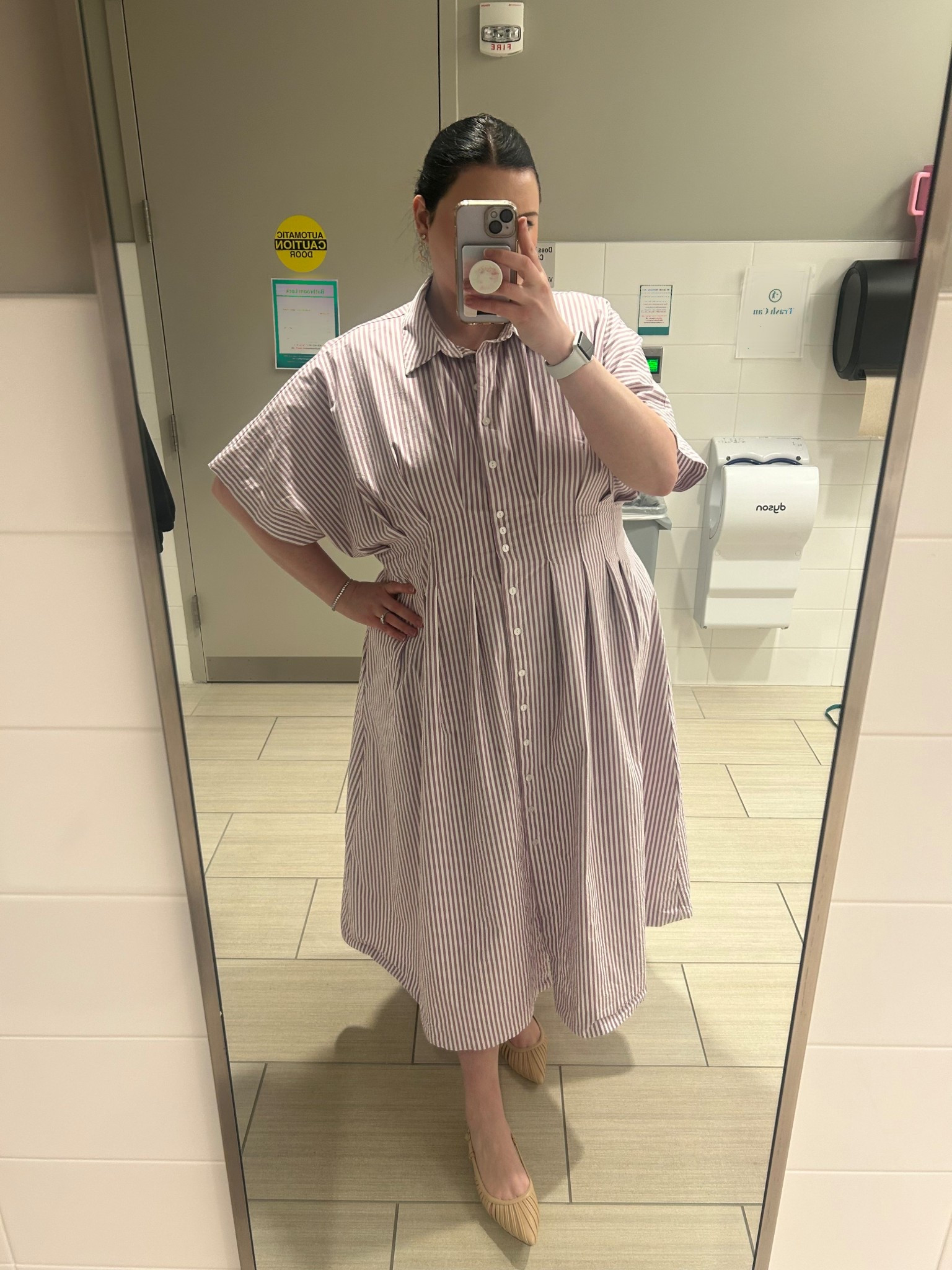 My dress is super comfortable and professional - the sleeves are longer which I love because it covers my upper arms. I also love these sling back mules from Amazon!! 

#LTKPlusSize #LTKootd #LTKWorkwear