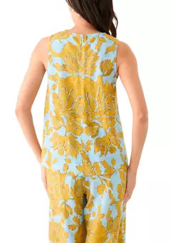 Philosophy Women's Sleeveless Crew Neck Hi Low Printed Top | Belk