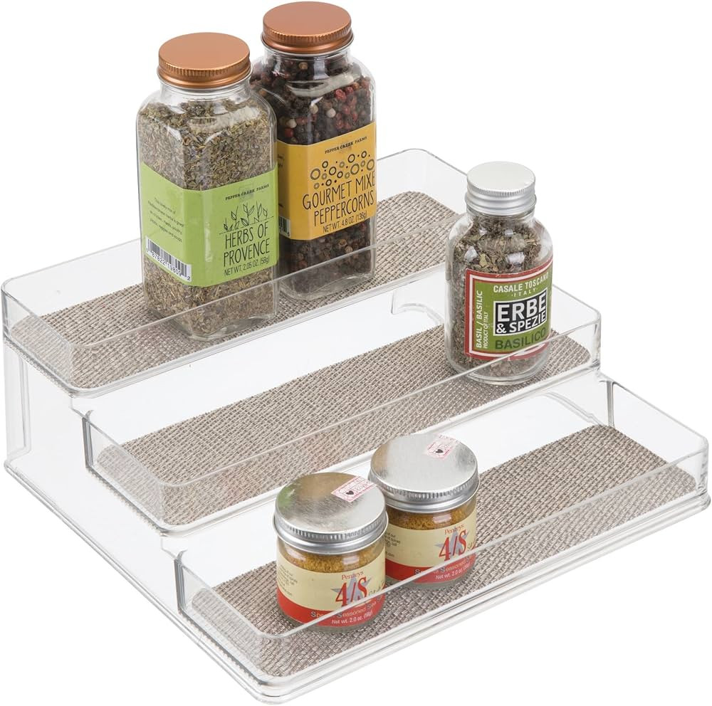 iDesign Twillo Plastic Stadium Spice Rack, 3-Tier Organizer for Kitchen Pantry, Cabinet, Countert... | Amazon (CA)