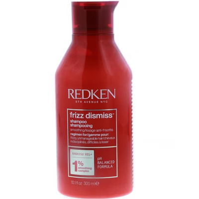 Redken Frizz Dismiss Shampoo, Anti-Frizz Smoothing Hair Shampoo for Humidity Control Softness and Manageable Shine, 10.1 oz | Target