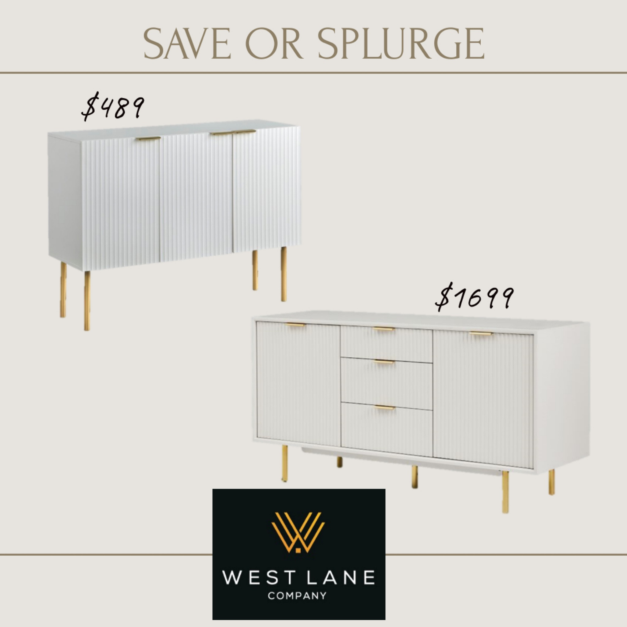 Save or splurge. 

#LTKhome