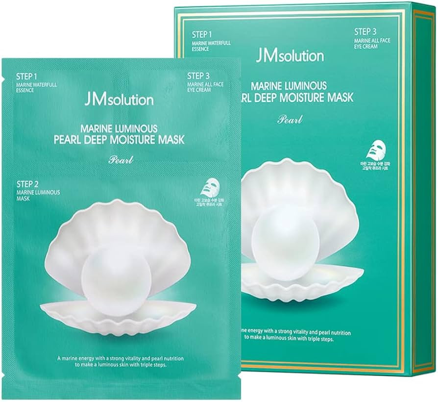 JMsolution Marine Luminous Pearl Deep Moisture 3 Step Skin Care Facial Mask - Korean Skincare - b... | Amazon (US)