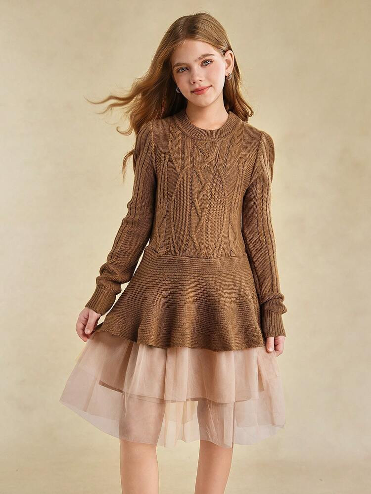 Girls Ruffled Dress | SHEIN