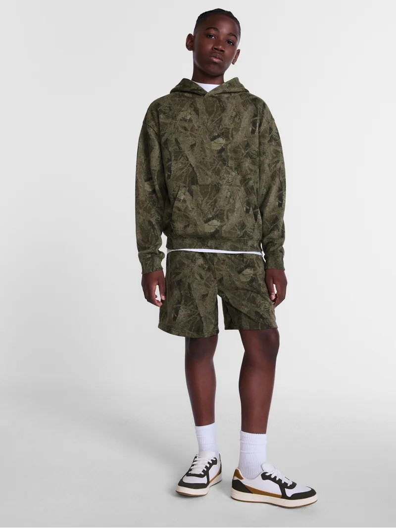 Weekend Academy Boys Garment Washed Fleece Hoodie, Sizes 4-18 | Walmart (US)