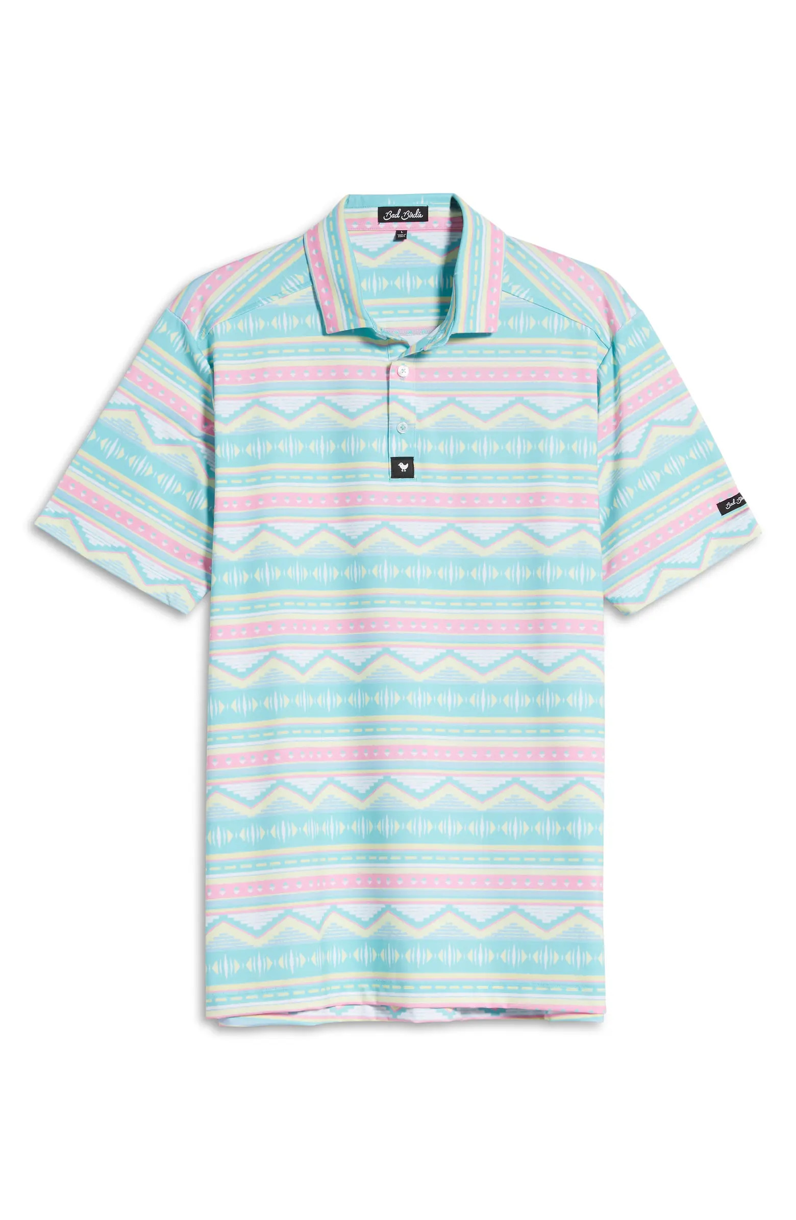 Geo Stripe Performance Golf Polo | Nordstrom