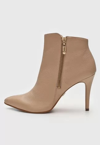 Bota Jorge Bischoff Cano Baixo Bege | Dafiti (BR)