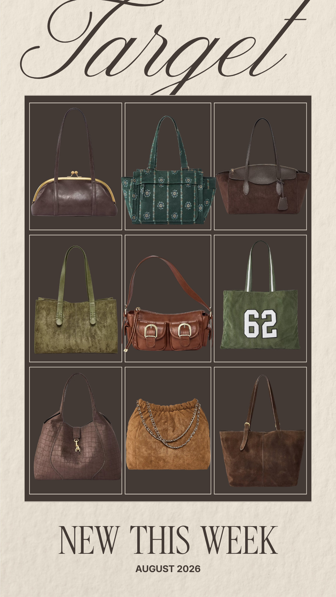 Obsessed with all the fall bags at Target!  

 #LTKootd #LTKSeasonal