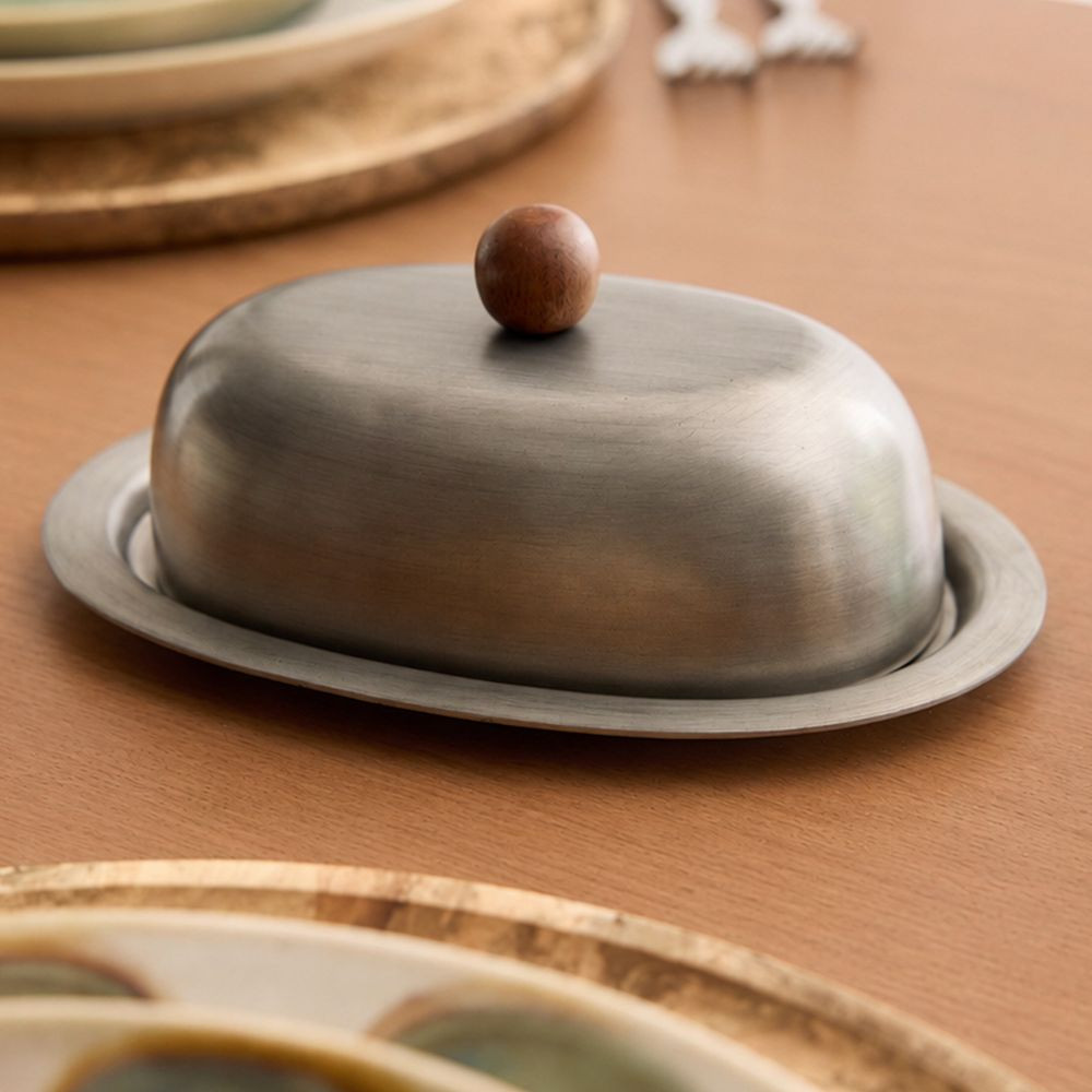 Pierce & Ward Metal Butter Dish | West Elm (US)