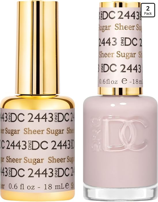 DND DC Gel Polish Set, Sheer Collection, UV Gel Polish and Air Dry Nail Lacquer, Matching Chip-Fr... | Amazon (US)