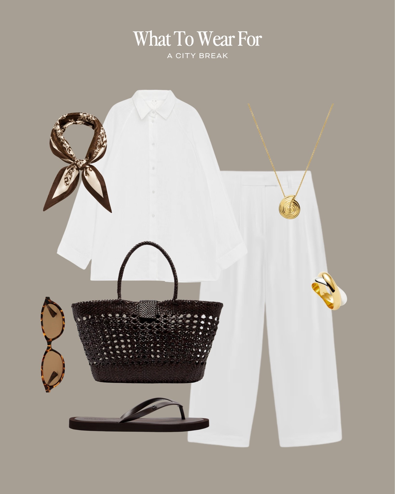 A city break ☀️ 

White linen shirt, summer outfit, easy outfits , effortless style

#LTKsummer