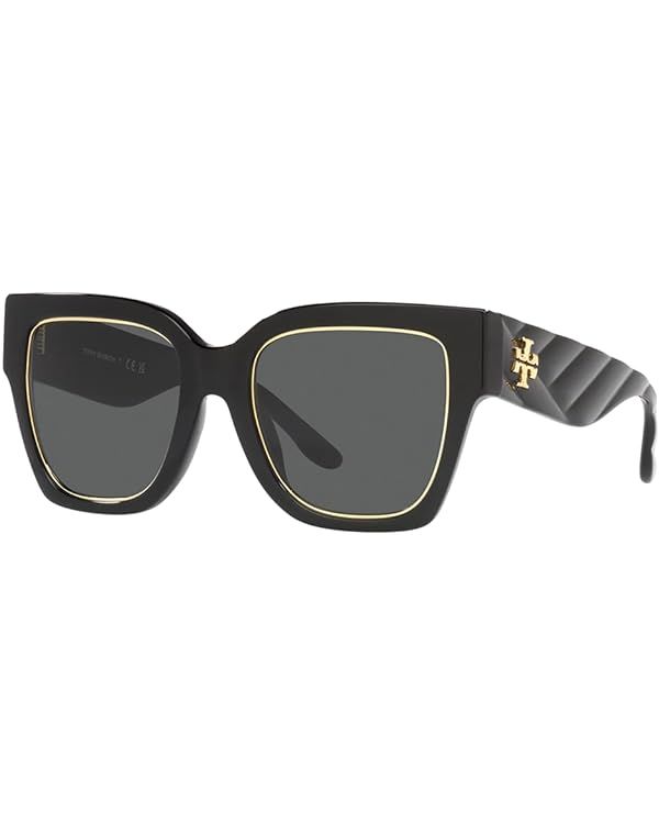 Tory Burch Sunglasses TY 7180 U 170987 Black | Amazon (US)