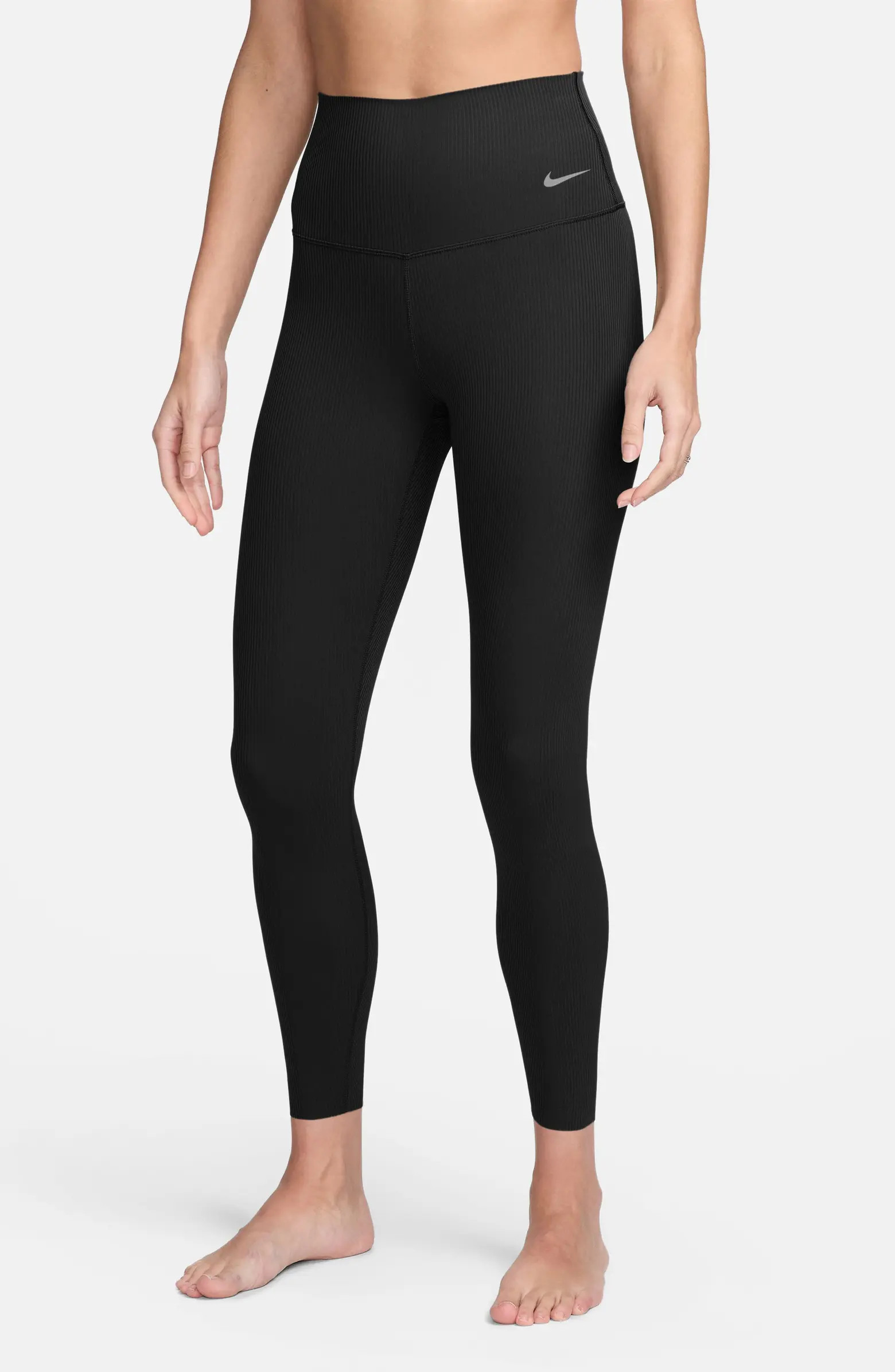 Nike Zenvy Gentle Support High Waist Rib Leggings | Nordstrom | Nordstrom