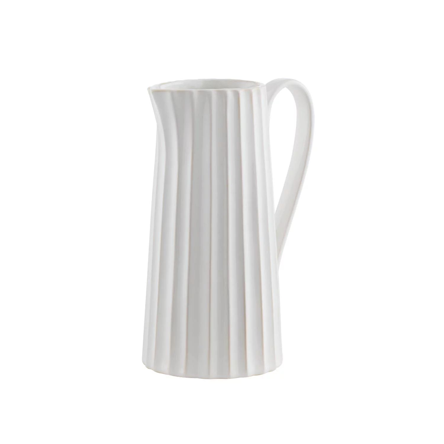 Fluted Flair Decorative Pitcher 9.5 inch High - Walmart.com | Walmart (US)