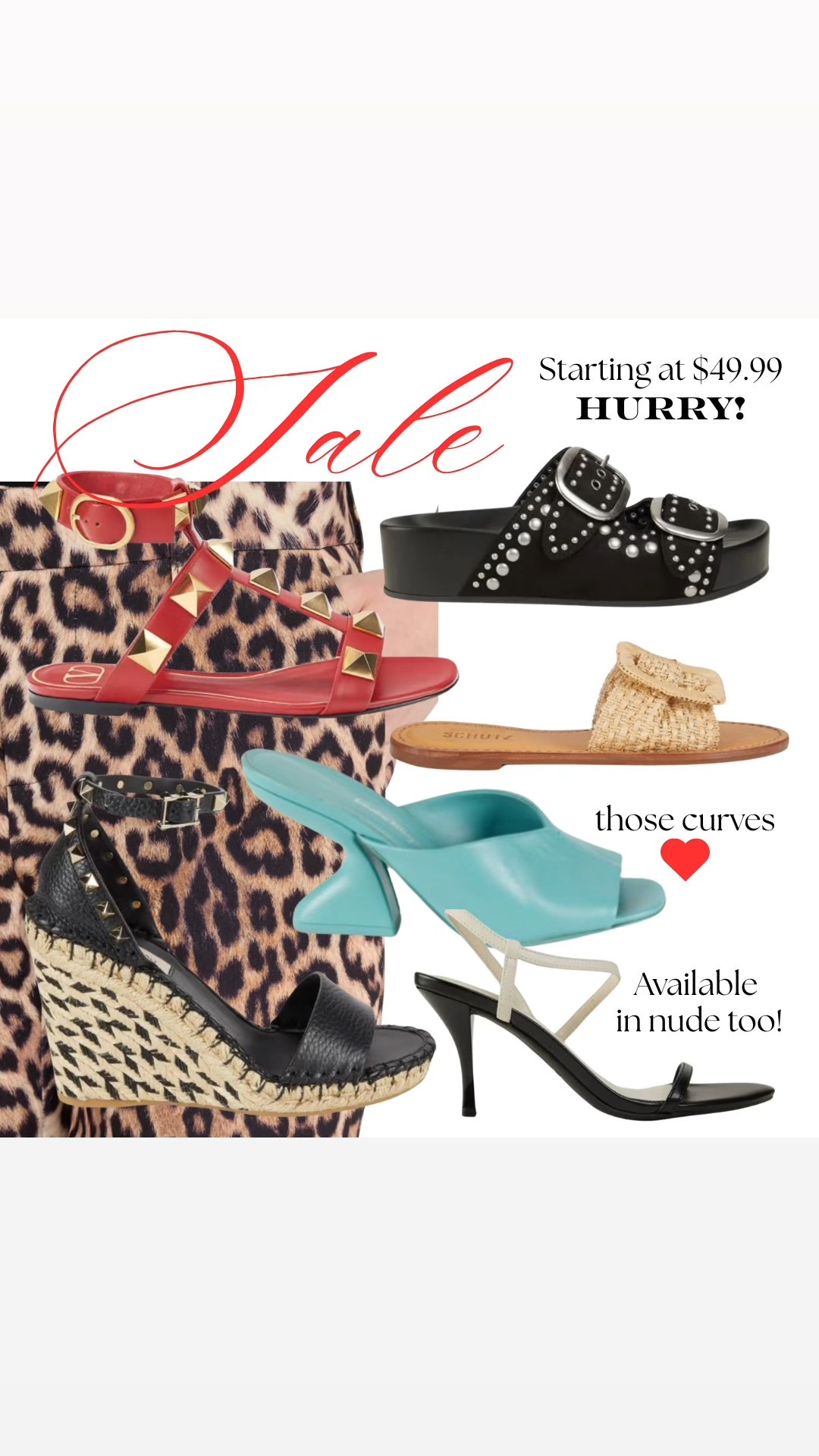 While supplies last! Hurry great deals on designer - like Alice and Olivia, Valentino, 
Feragamo and more starting at $49.99 

#LTKShoeCrush #LTKSaleAlert #LTKFindsUnder50