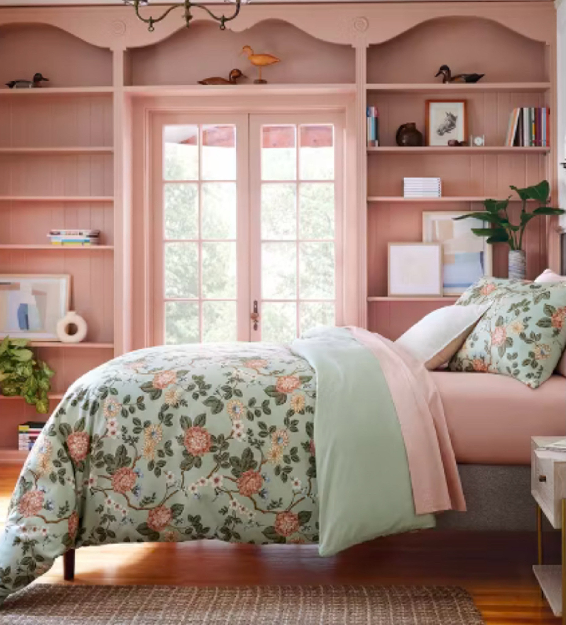 Perfect match to the shower curtain/upholstery used for the bed frame! SO cute, and inexpensive.

#LTKHome #LTKStyleTip #LTKFindsUnder100