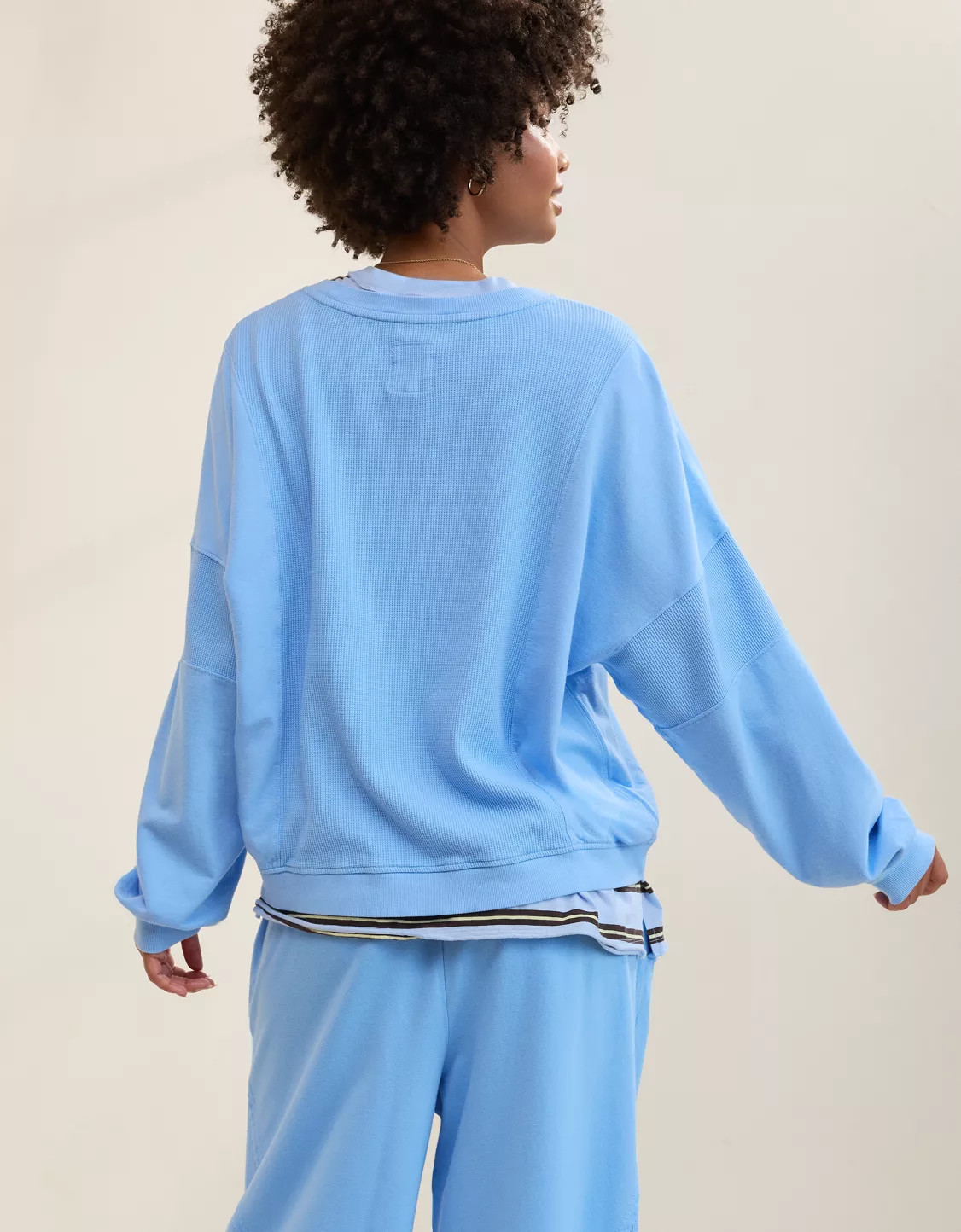 Aerie Unwind Waffle Long Sleeve T-Shirt | Aerie