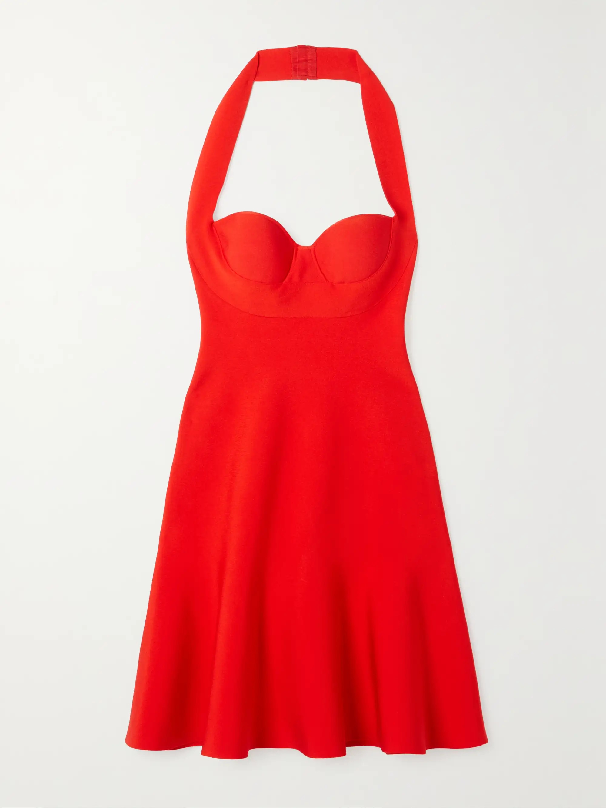 ALAÏAKnitted halterneck mini dress | NET-A-PORTER (US)