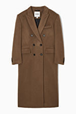 OVERSIZED DOUBLE-BREASTED WOOL COAT | COS UK
