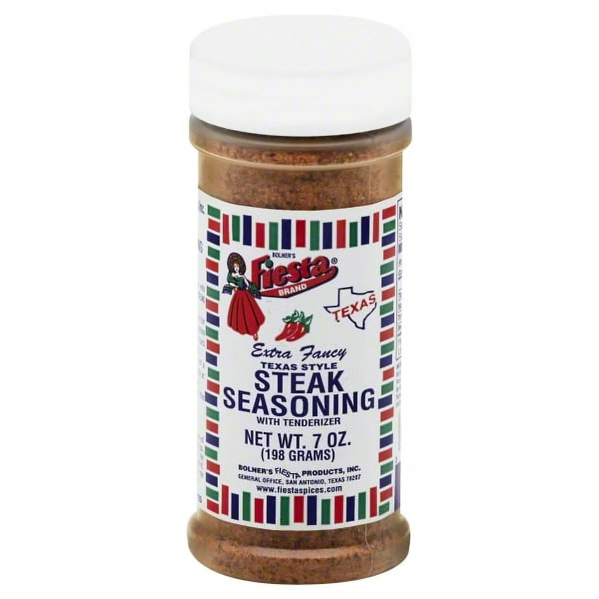 Fiesta Brand Texas Style Steak Seasoning, 7 oz Jar | Walmart (US)