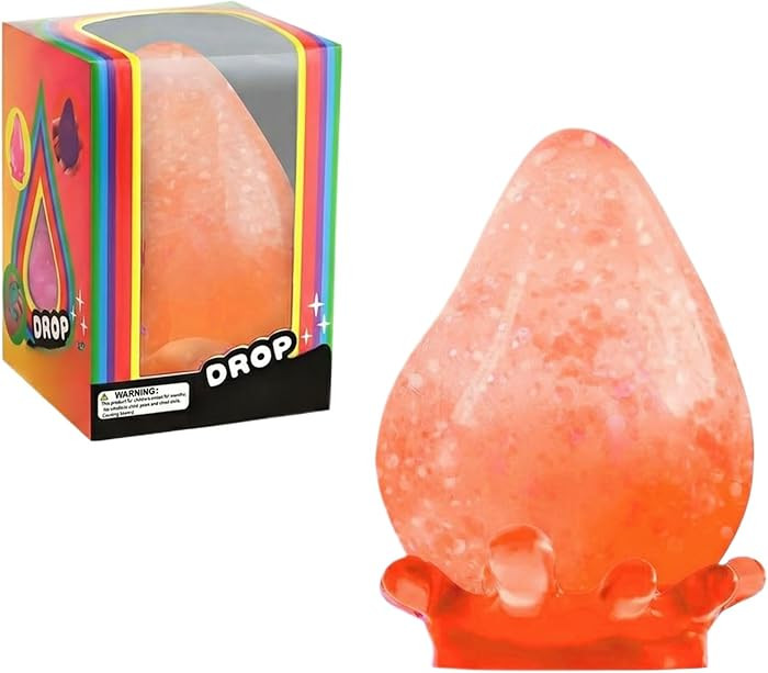 DPKLAD 2026 New Squishy Stress Ball,Water Drop Fidget Stress Ball,Ice Squishy Stress Cube-Drop Ma... | Amazon (US)