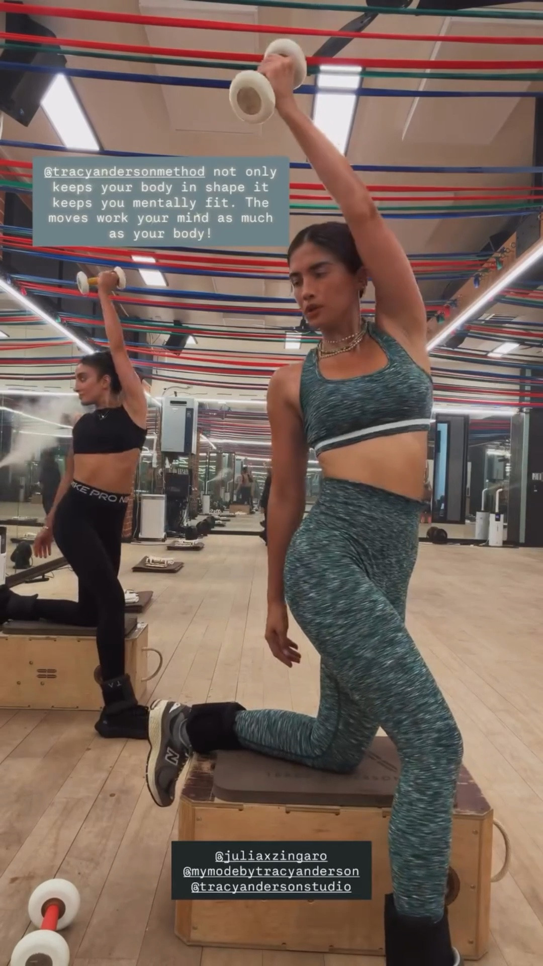 My marbled green workout set!