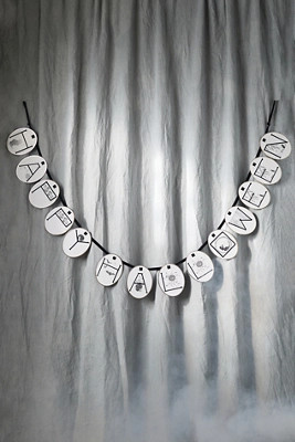 Florence Balducci Happy Halloween Banner | Anthropologie (US)
