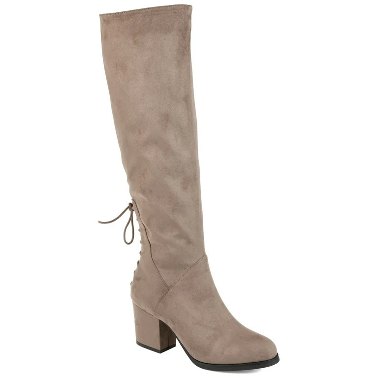 Brinley Co. Women's Wide Calf Knee-high Heeled Boot | Walmart (US)