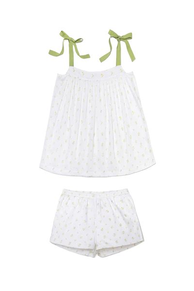 JB x LAKE Day Shorts Set in Garden Bloom | LAKE Pajamas