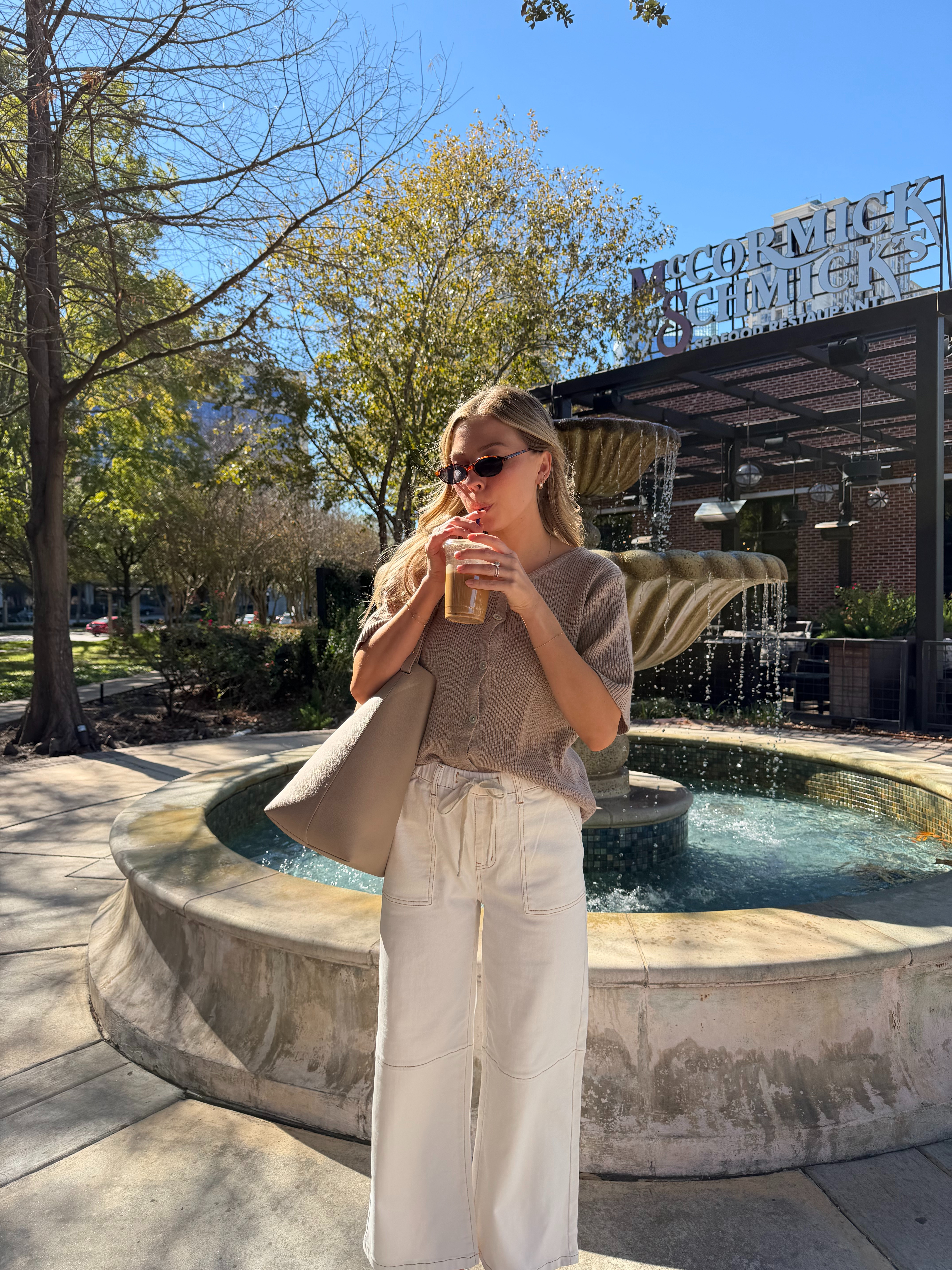 Everyday mom outfit | Wearing S in cardigan + 4 in denim. 

 #LTKootd #LTKmomlife #LTKFindsUnder50