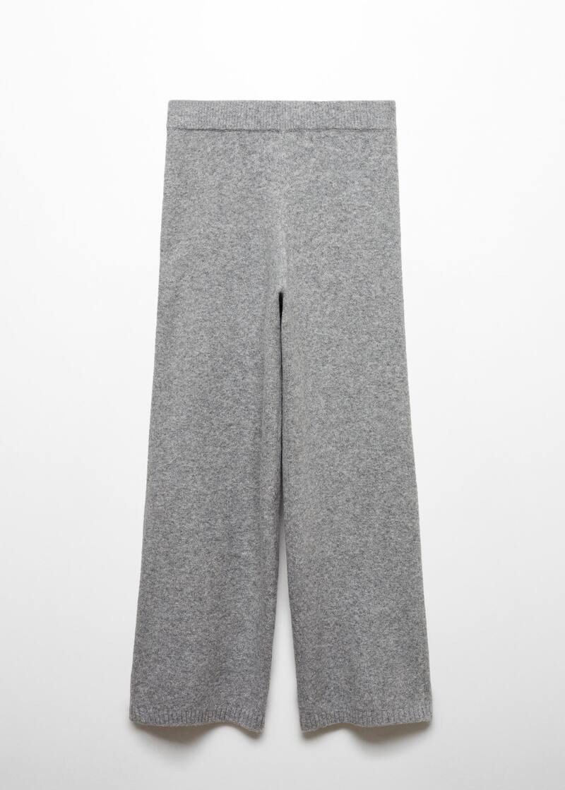 Straight knitted trousers -  Women | Mango United Kingdom | MANGO (UK)