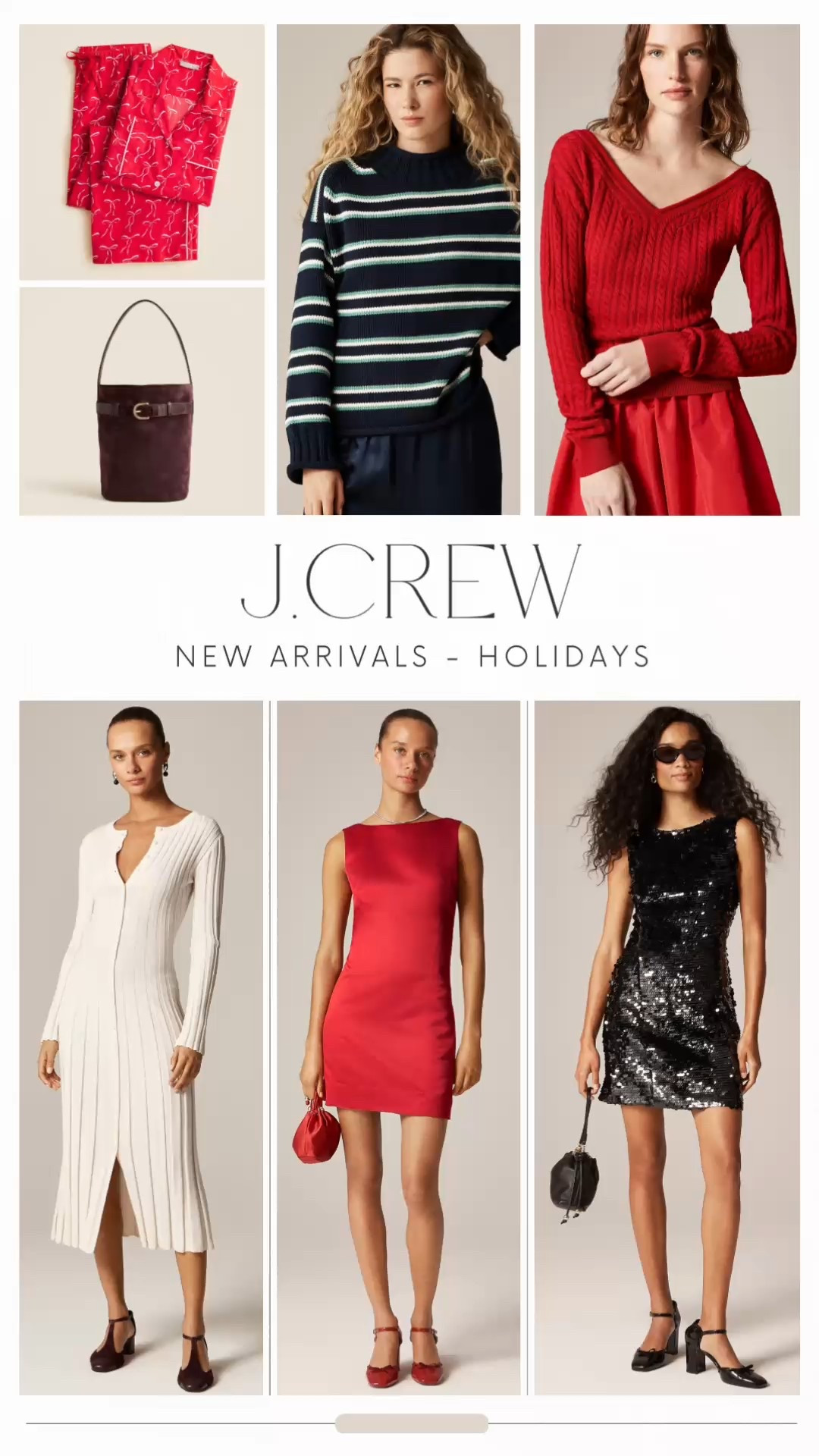 new at J.CREW //  fashion favorites. fall dress. winter outfit. cozy outfit. autumn outfit. fall shoes. winter shoes. party long dress // #LTKSeasonal  #LTKHoliday #LTKGiftGuide #LTKstyletip #holidayparty