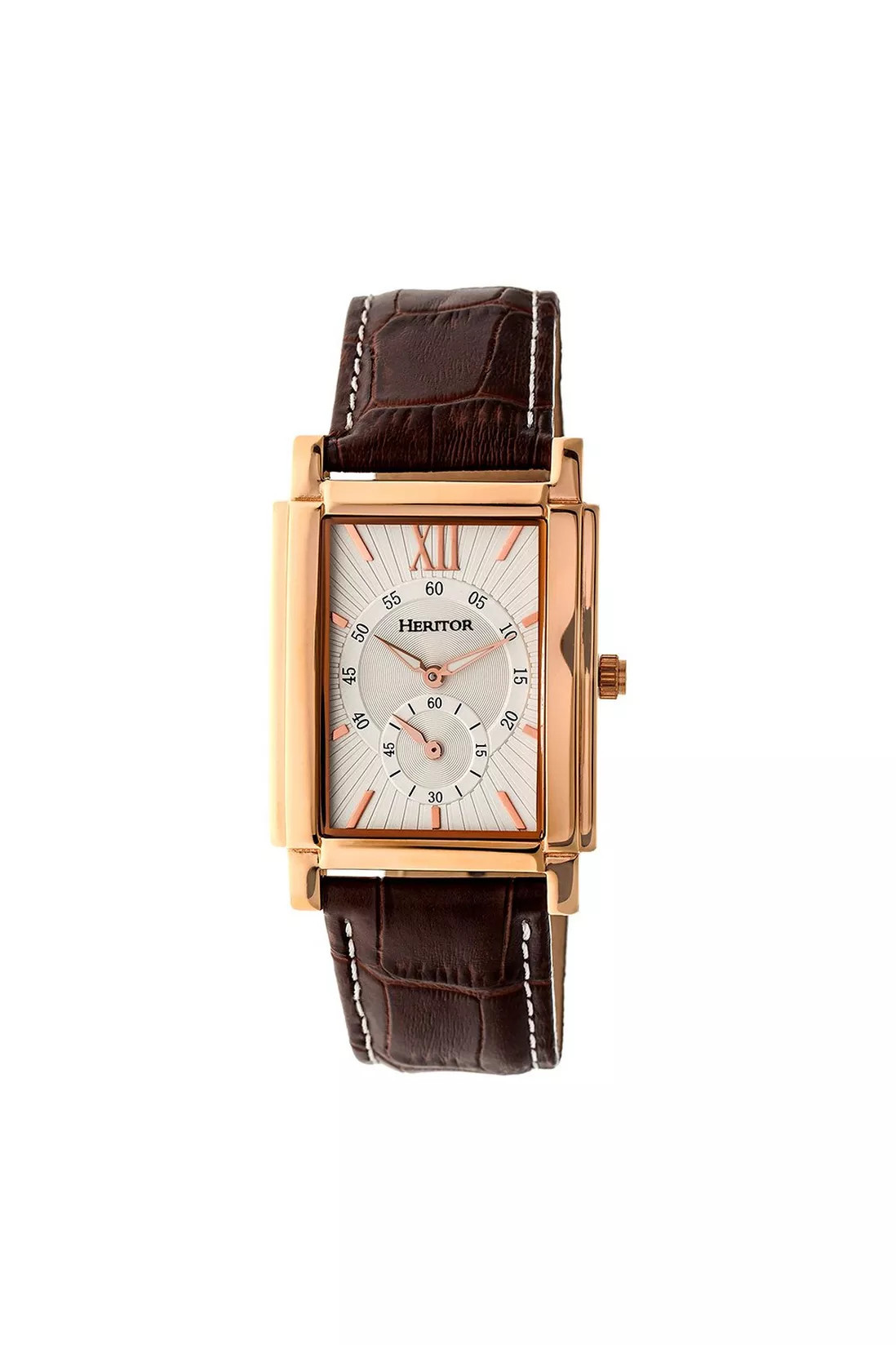 Watches | Frederick Leather-Band Watch | Heritor Automatic | Debenhams UK