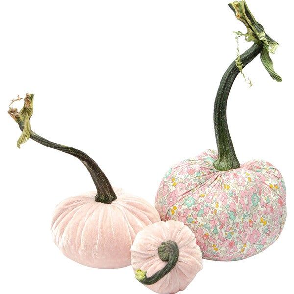 Liberty Pumpkin Trio, Pink Floral | Maisonette