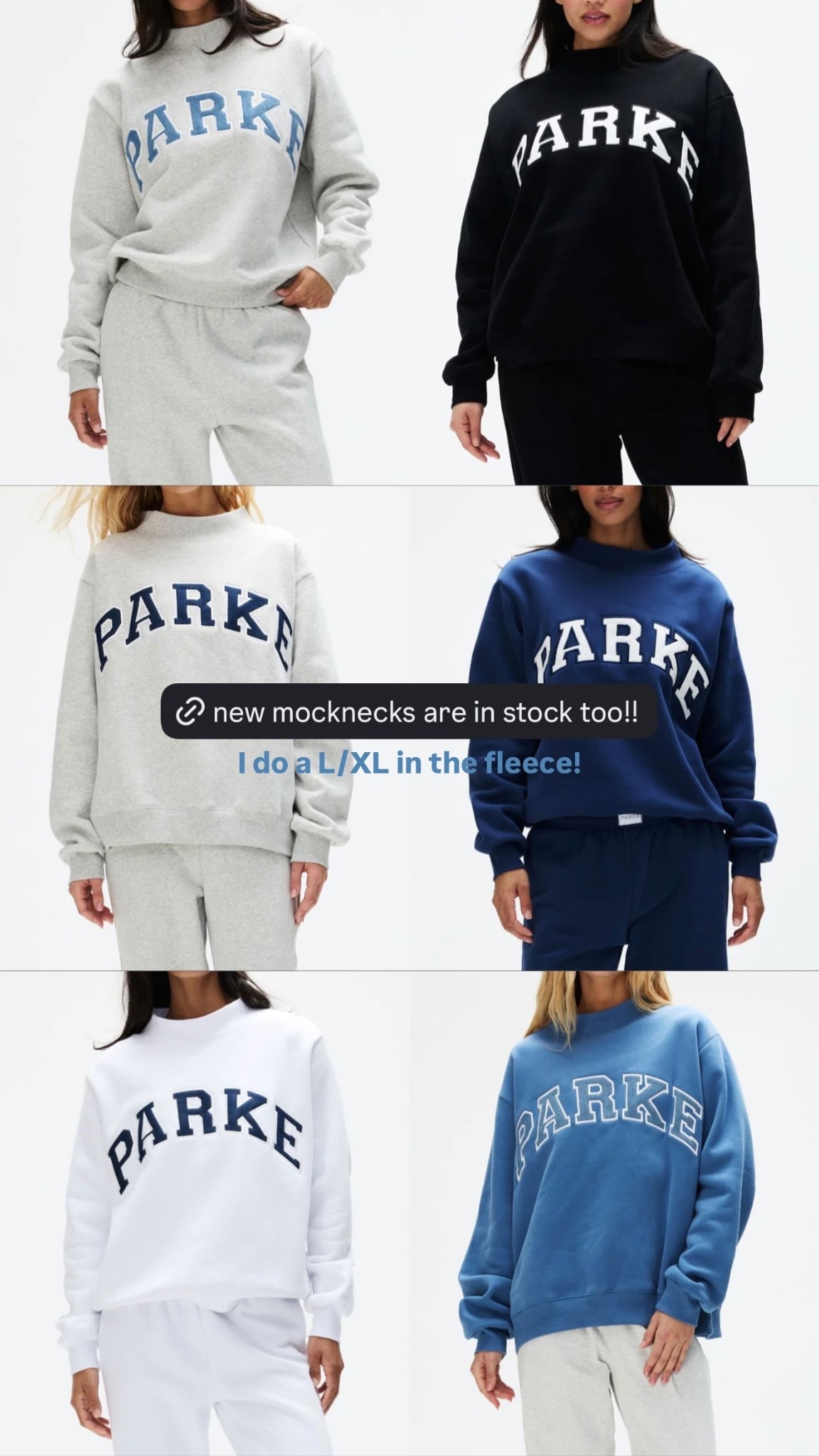 New Parke core drop! I do a L/XL in the fleece for an oversized fit

#LTKTravel #LTKootd #LTKmomlife