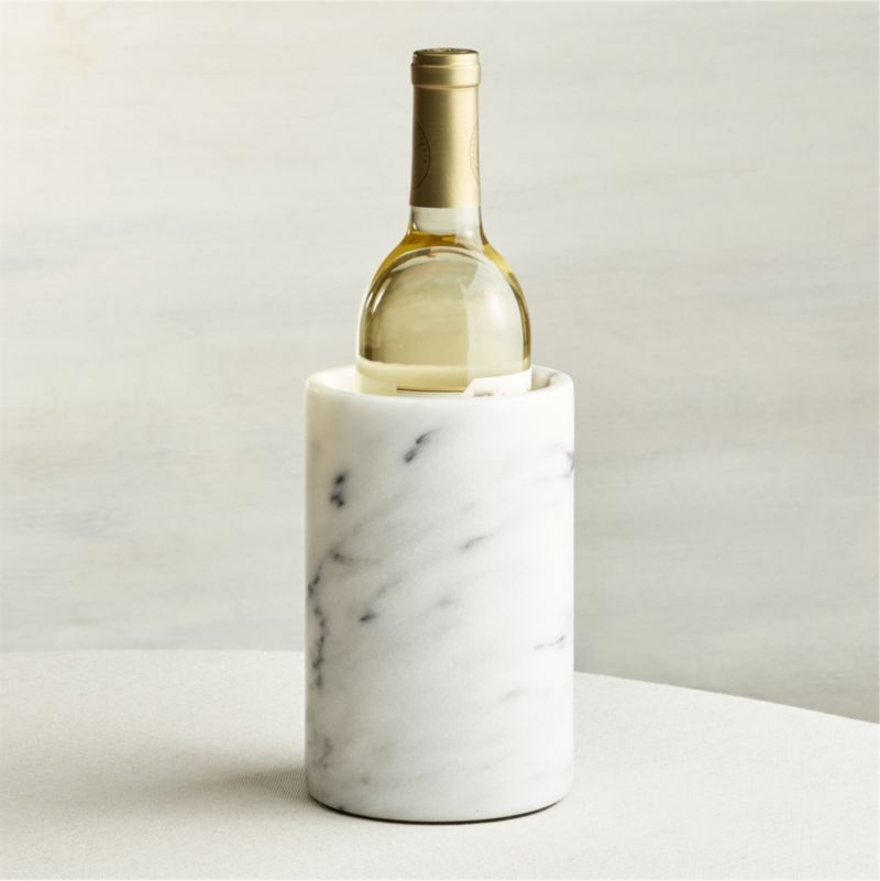 French Kitchen Marble Wine Cooler + Reviews | Crate & Barrel | Crate & Barrel