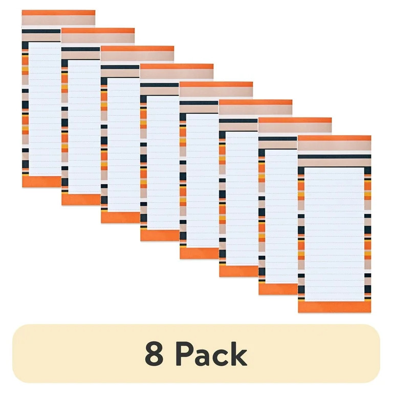 (8 pack) Pen+Gear List Pads with Magnet on Back, 80 Sheets Each, 2 Count | Walmart (US)