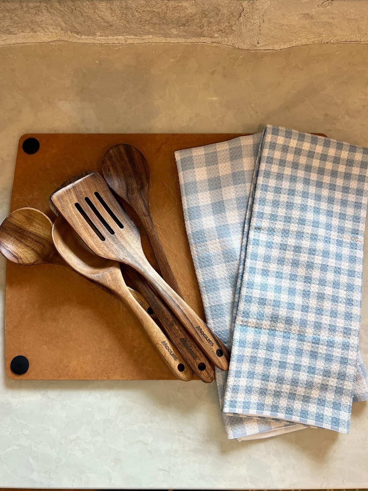 New kitchen essentials, perfect for everyday use! This cutting board and wooden utensils are a match made in heaven!

#LTKmomlife #LTKHome #LTKSeasonal